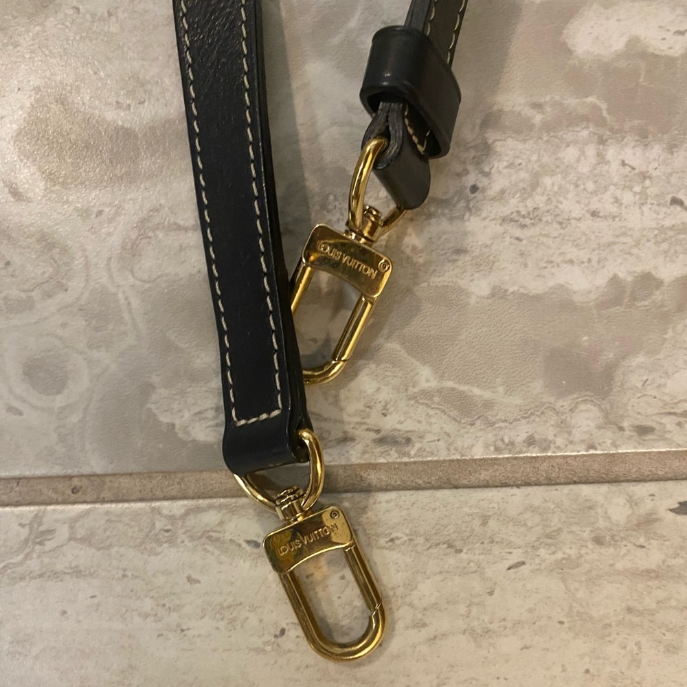 Louis Vuitton Blue/Gray Monogram Speedy-Style Satchel with Blue Handles - Picture 9 of 10